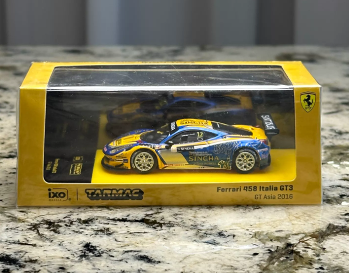 Tarmac Works 1:64 Ferrari 458 Italia GT3 Asia GT 2016 Model