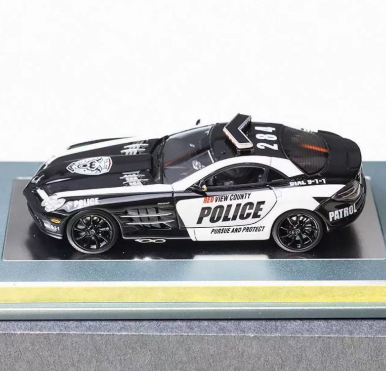 T-Master 1/64 Mercedes-Benz SLR McLaren Redview County Police Foshan Show