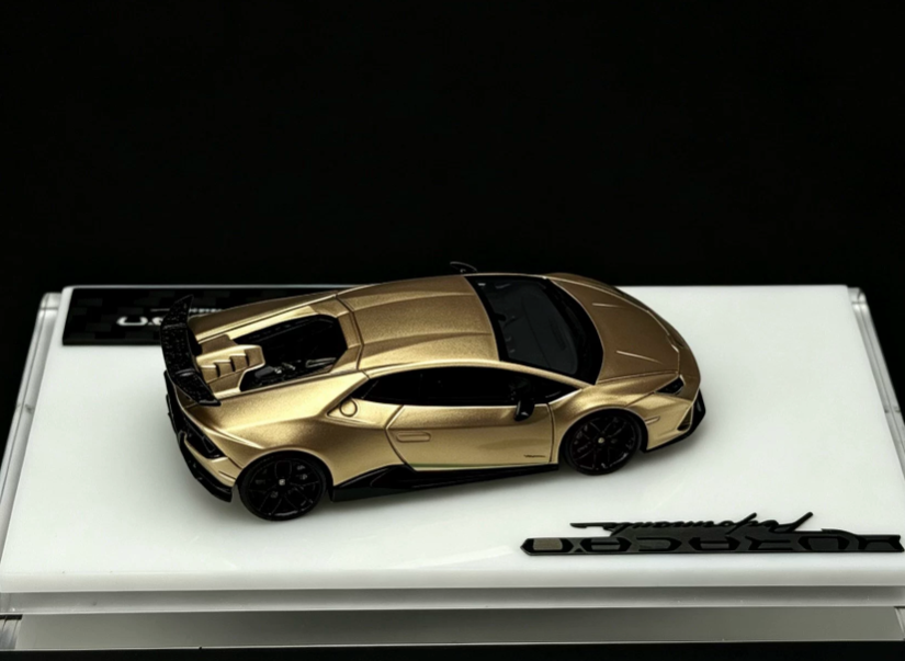 TARDIS 1/64 Lamborghini Huracan Performante Gold Bronze Resin Model