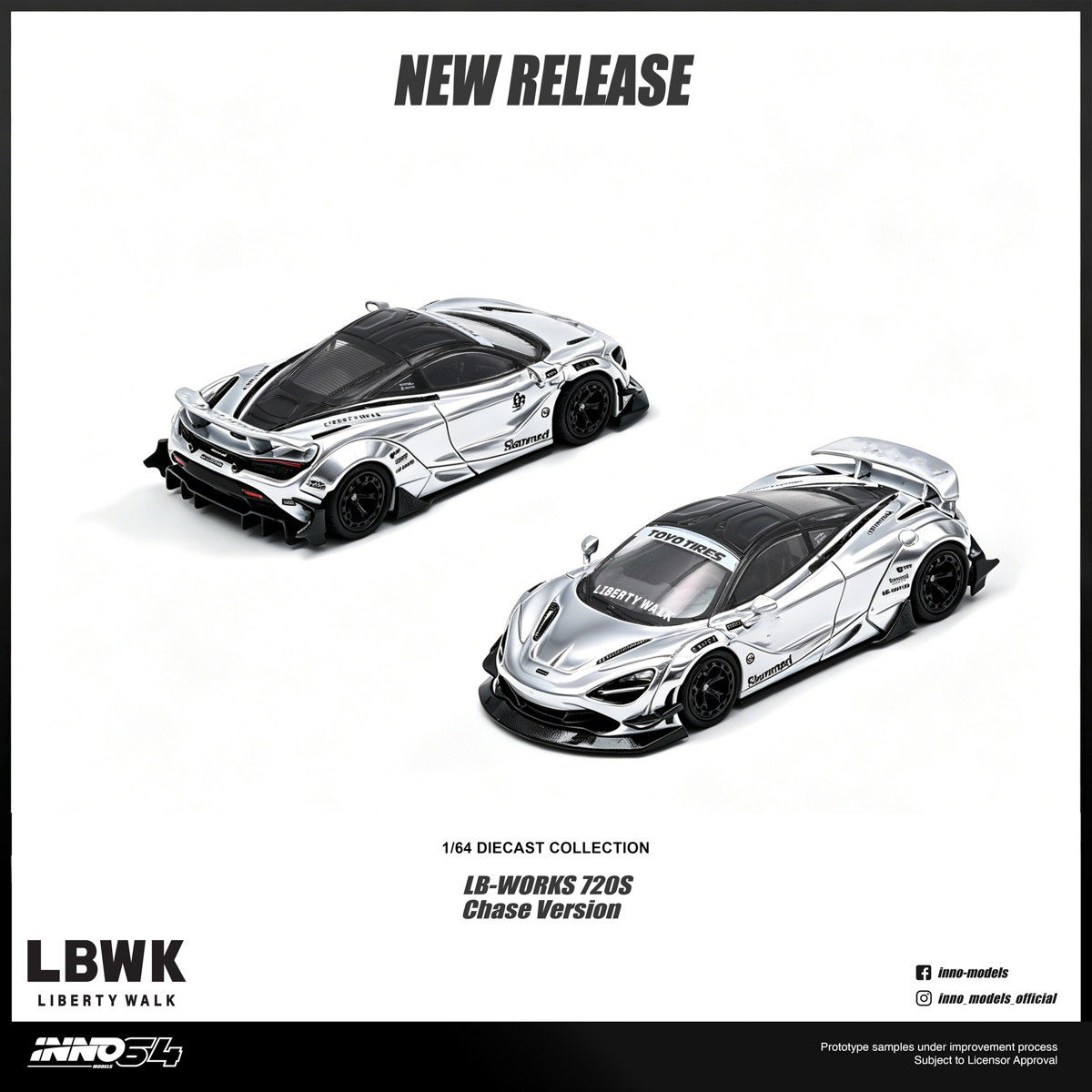 INNO64 1/64 McLaren 720S LB-WORKS Diecast Model Preorder