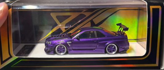 404 Error 1/64 Nissan Skyline GT-R R34 Candy Purple