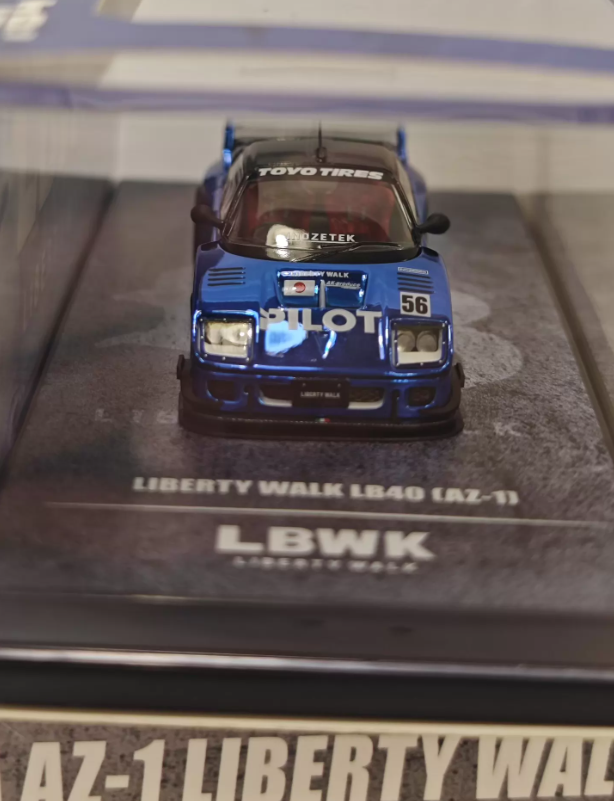 Inno64 1:64 Mazda AZ-1 LBWK LB40 Pilot Electroplated Hidden Edition