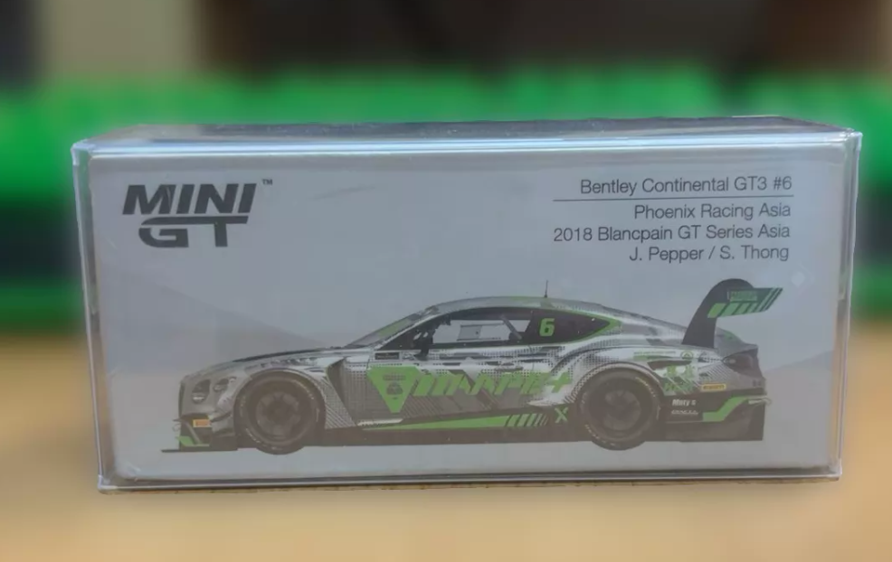 MINI GT 222 Bentley Continental GT3 x POPRACE x AAPE
