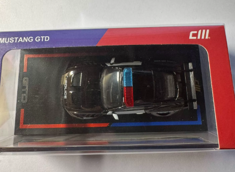 CMModel 1/64 Ford Mustang GTD Police Car Beijing Show Exclusive