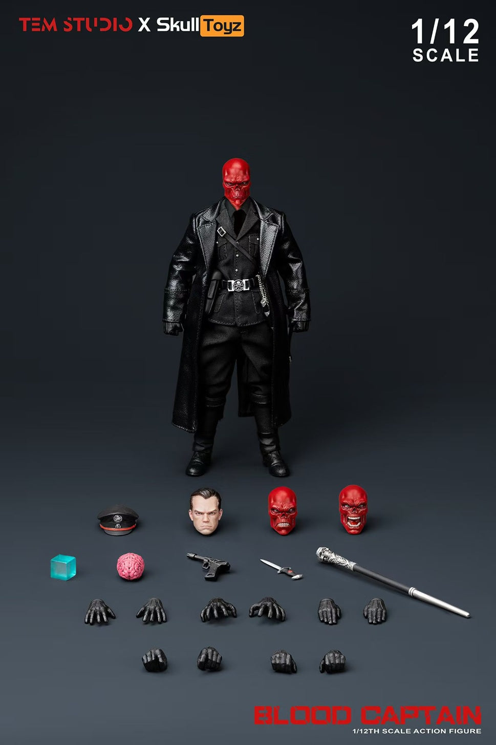 TEM STUDIO 1/12 Colonel Blood – Black Uniform –Preorder Oct 2026