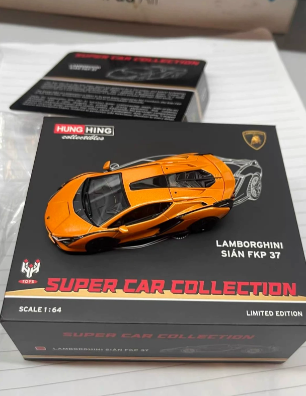 HH TOYS 1/64 Lamborghini Sian FKP 37 Super Car Collection