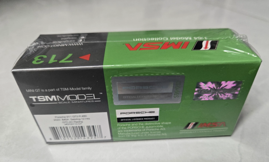 MINI GT 713 Porsche 911 GT3 R 80 Rexy Dinosaur Livery 1/64