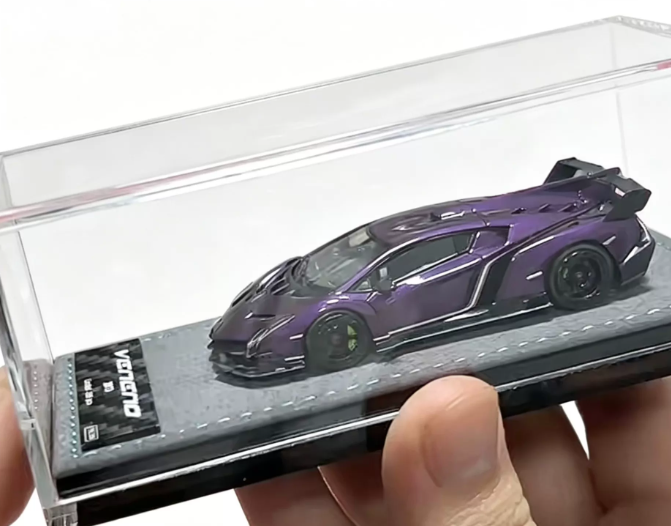 DMH 1/64 Lamborghini Veneno Purple Resin 2013 Limited 299