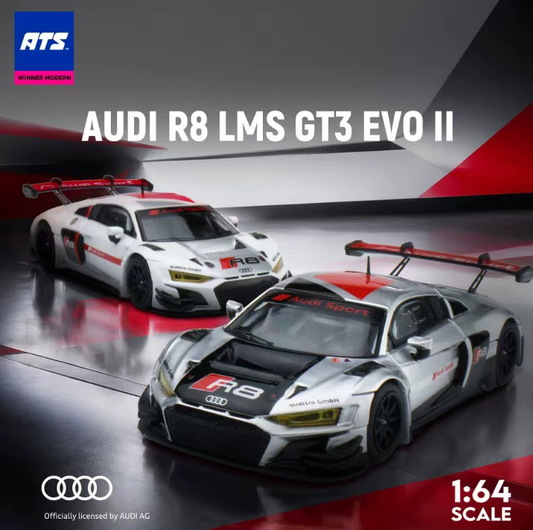 ATS x Winner Modern 1/64 Audi R8 LMS GT3 EVO II White