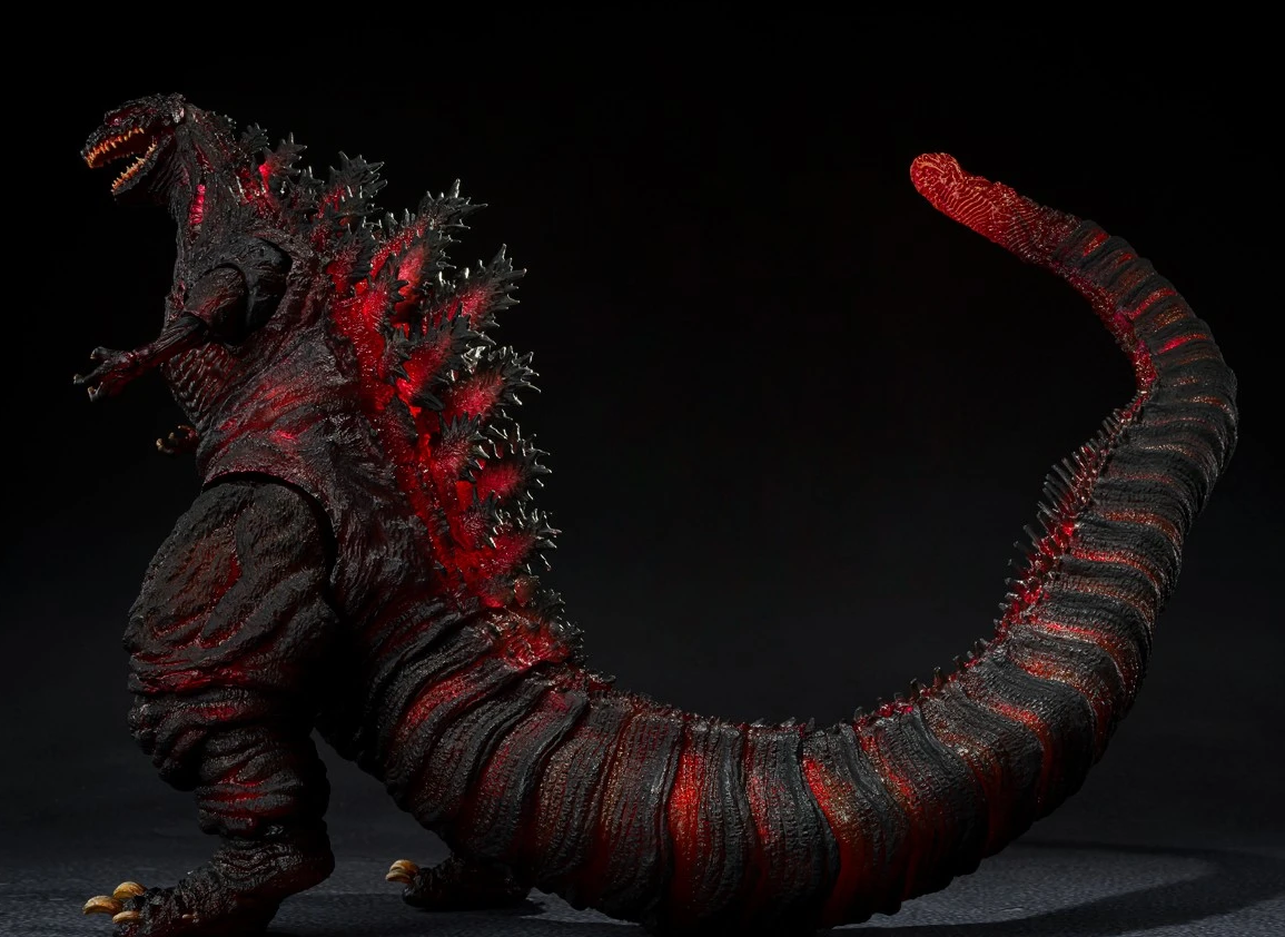 Bandai Namco SHM Shin Godzilla 2016 Fourth Form Night Combat Action Figure