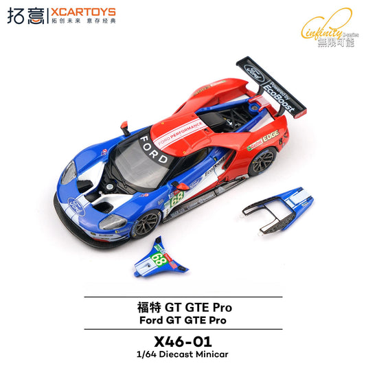 XCARTOYS 1/64 Ford GT GTE Pro 2019 Le Mans Race Car Preorder
