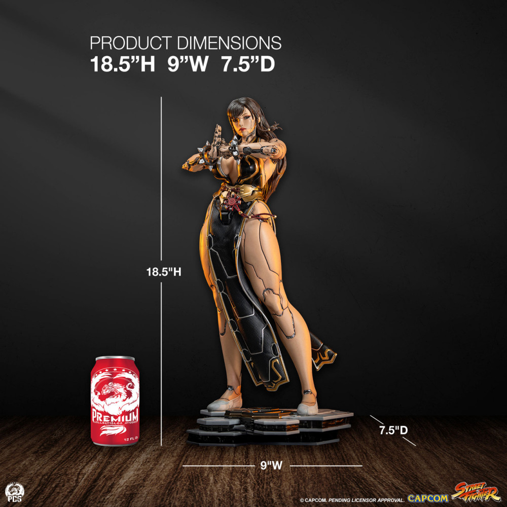 PCS 1/4 Street Fighter Cyber Chun-Li Black Battle Ver Preorder