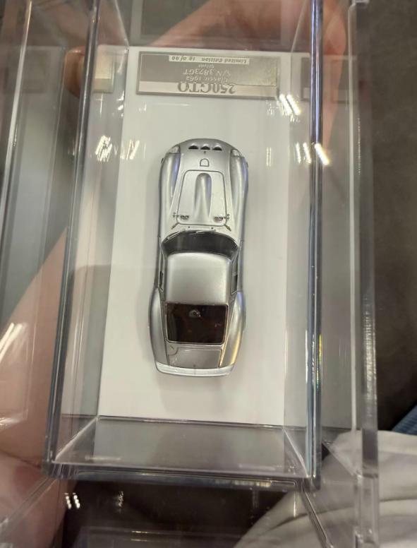 MY64 M64X 1:64 Ferrari 250 GTO Silver Resin Model