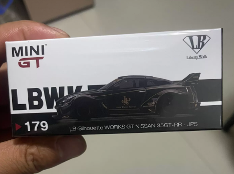 MINI GT 179 LB-Silhouette WORKS GT NISSAN 35GT-RR JPS 1/64