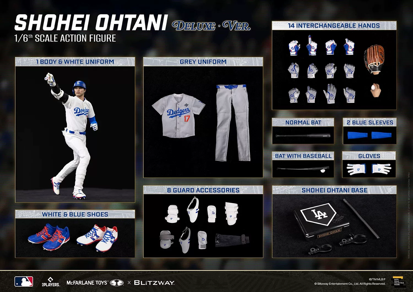 BLITZWAY McFarlane MLB Shohei Ohtani 1/6 Deluxe Ver Preorder