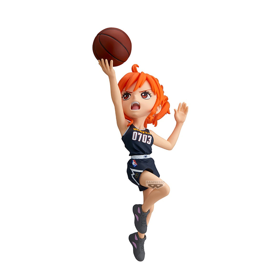 Bandai One Piece x NBA Nami Denver Nuggets WFC Figure Preorder