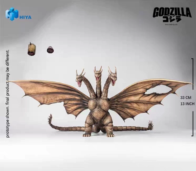 HIYA Exquisite Basic King Ghidorah Battle Damaged 1991