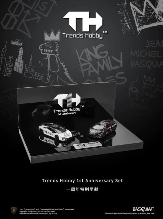 Trends Hobby 1:64 Lamborghini Temerario Basquiat 1st Anniversary Set