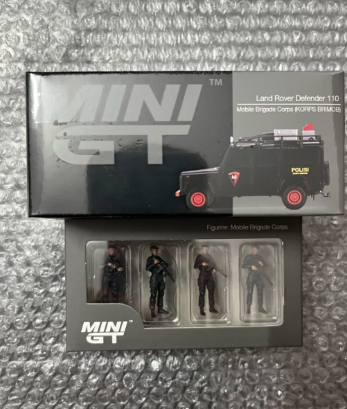 MINI GT 522 Land Rover Defender 110 Mobile Brigade Corps 1/64