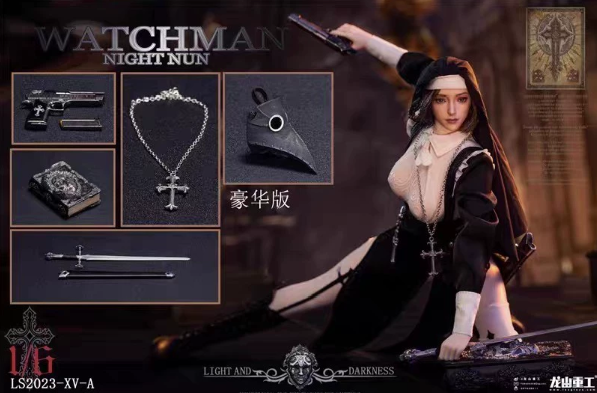 Longshan 1/6 Night Nun Elena Deluxe LS2023-XV-A Action Figure