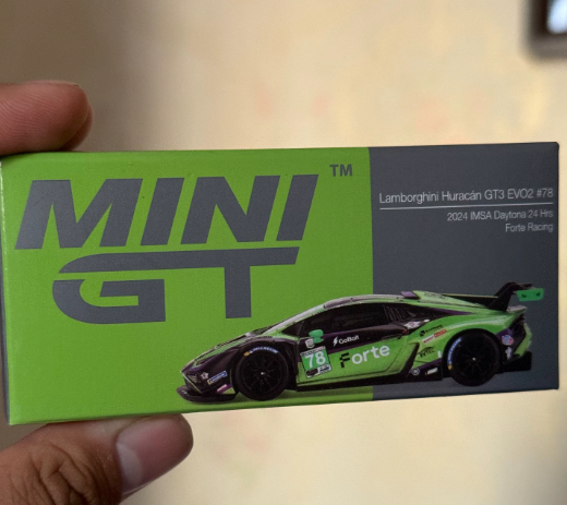 MINI GT Lamborghini Huracan GT3 EVO2 2024 Daytona Forte Racing