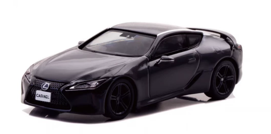 CARNEL 1/64 Lexus LC500 Black New Model
