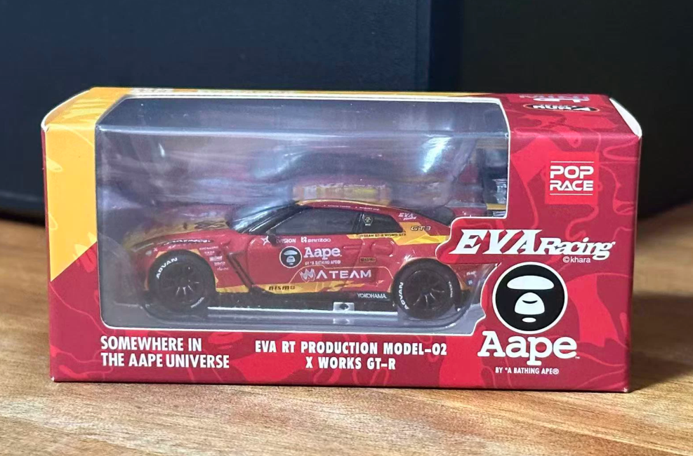 MINI GT 128 EVA Racing x Aape Nissan GT-R R35 Unit-02