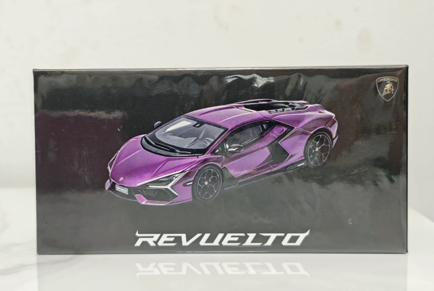 ICU MODELS 1:64 Lamborghini Revuelto Viola Bast HK Toy Car Salon