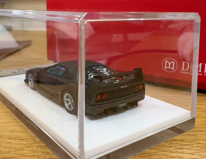DMH 1/64 Ferrari F40 GTE Iron Grey Resin Model Limited 149