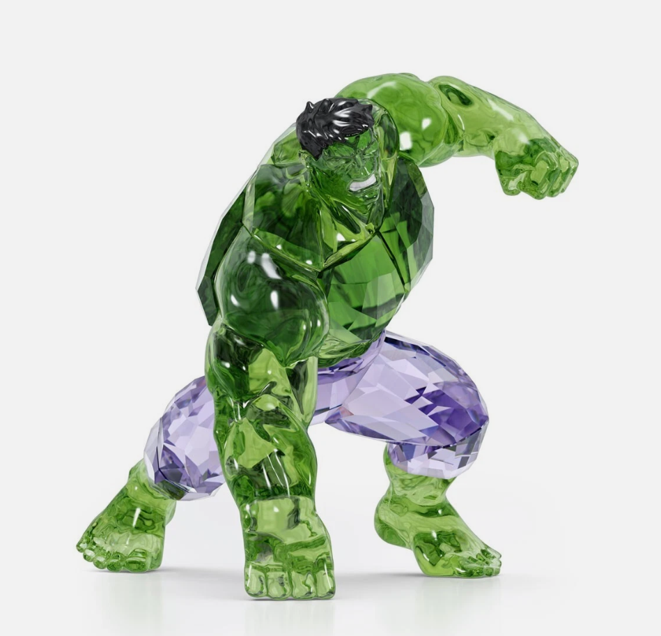 Swarovski Marvel Hulk Crystal Figurine 5646380 Collectible