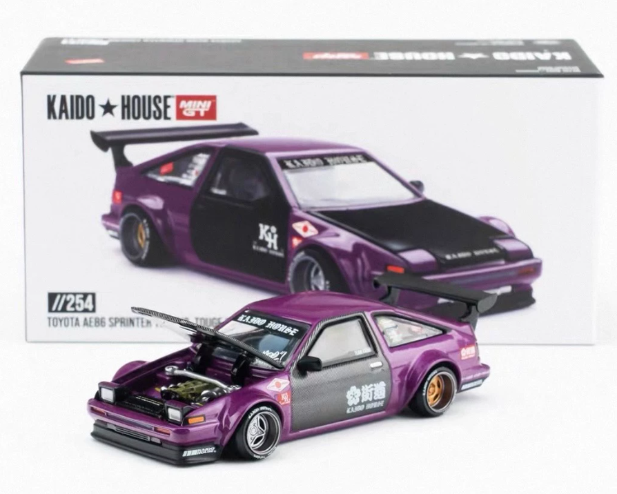 Kaido House Mini GT 1/64 Toyota AE86 Sprinter Trueno TOUGE V1