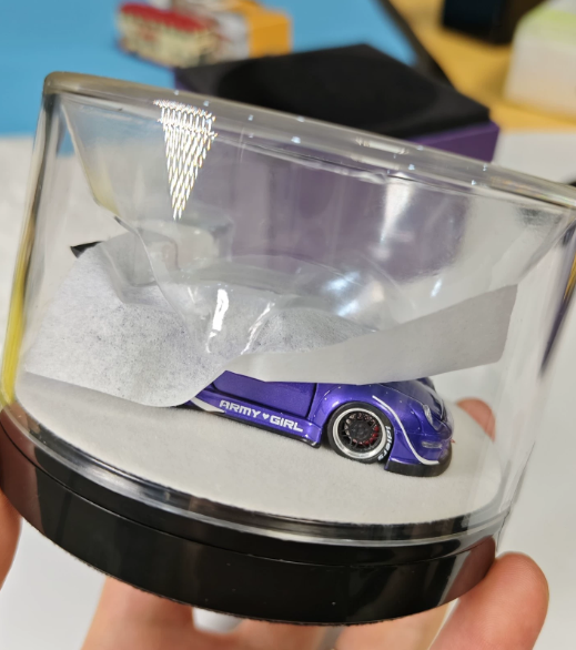 PGM 1:64 Porsche 993 RWB Metallic Purple Box Deluxe