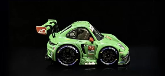 All in Fanatic 1/64 Porsche 911 RSR Q-Car Green Dino TDE 2026 Exclusive