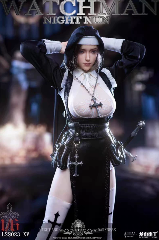 Longshan 1/6 Night Nun Elena Deluxe LS2023-XV-A Action Figure