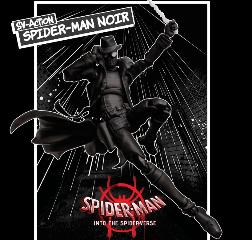 SV-Action Into the Spider-Verse Spider-Man Noir Action Figure