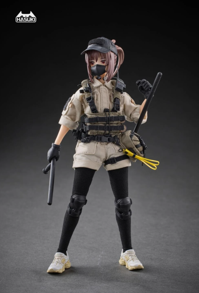 HASUKI Pocket Art PA006 Security Hiyo Reizei 1/12 Action Figure