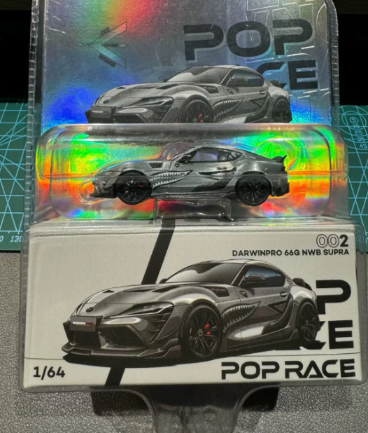 POP RACE 1/64 Toyota GR Supra A90 Darwinpro 66G NWB Chase