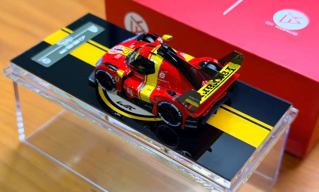 YM MODEL 1:64 Ferrari 499P #51 2023 Le Mans ERAQ×DY WORKS Resin Model