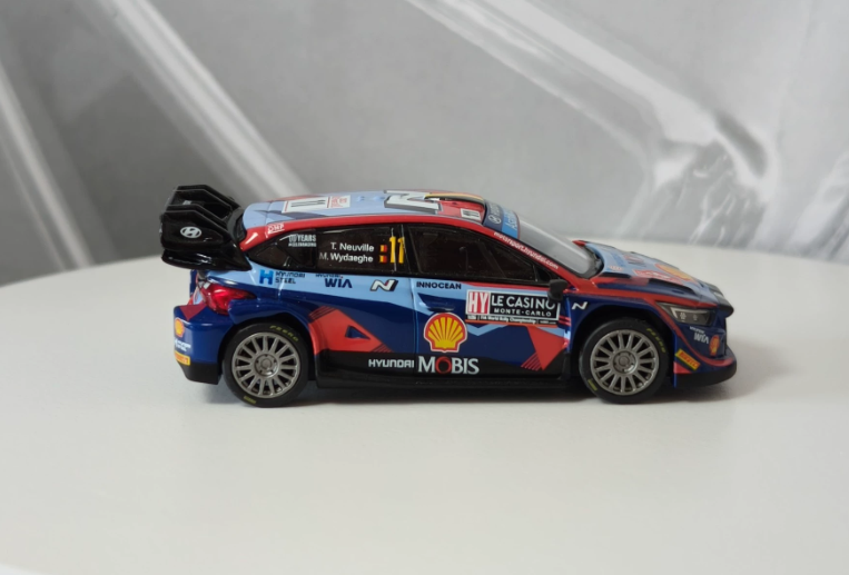 MINI GT 710 Hyundai i20 N Rally1 Hybrid Monte Carlo 2023 3rd