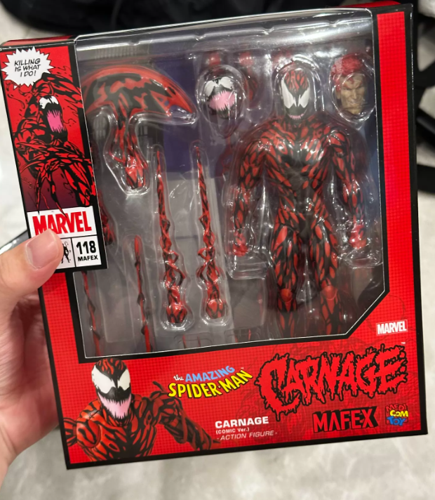MAFEX No.118 Spider-Man Carnage Comic Ver. Action Figure