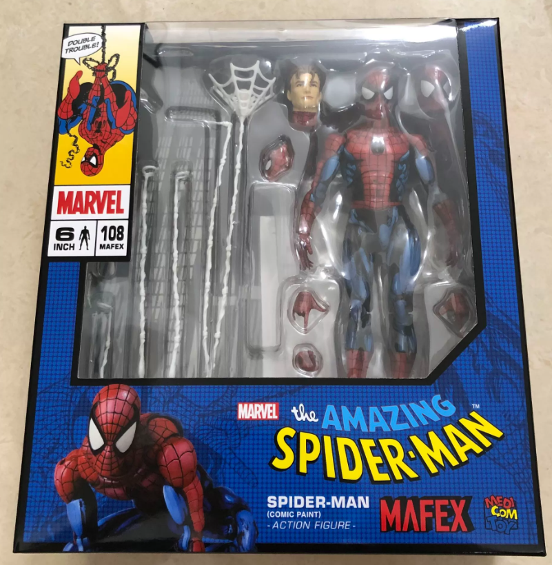 MAFEX No.108 Spider-Man & Peter Parker Comic Paint Ver.