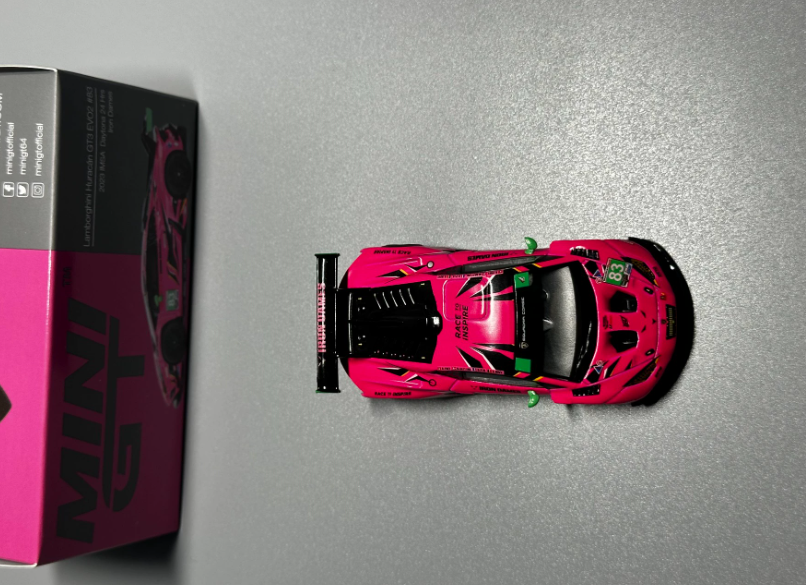 MINI GT 772 Lamborghini Huracan GT3 EVO2 #83 Iron Dames IMSA Daytona 24H