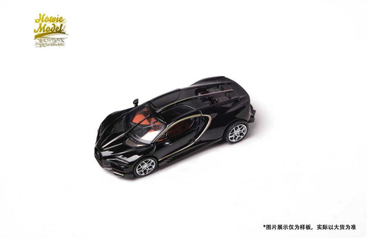 Hosie Model 1/64 Bugatti Tourbillon Metallic Black Preorder