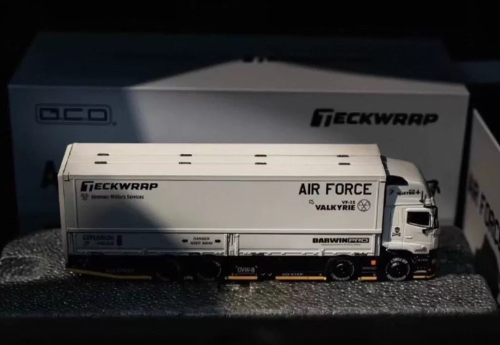 GCD 1/64 Hino 700 Car Transporter DarwinPRO Teckwrap Grey