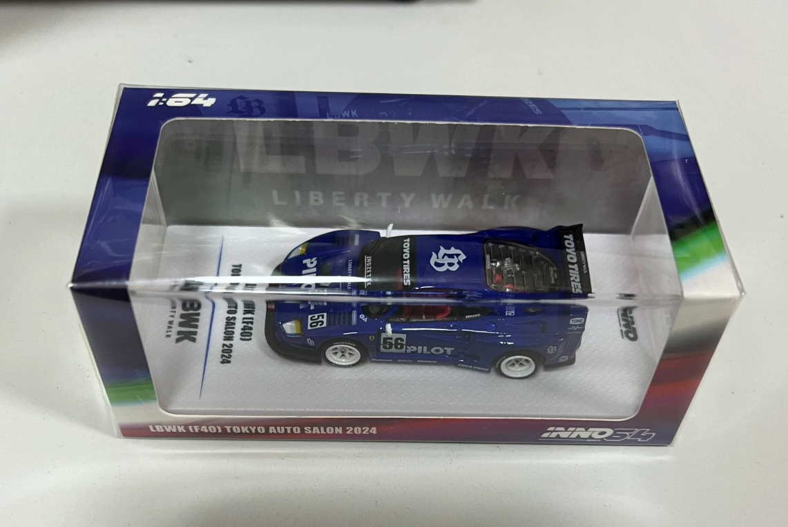 INNO 1/64 LBWK Ferrari F40 Tokyo Auto Salon 2024 Limited