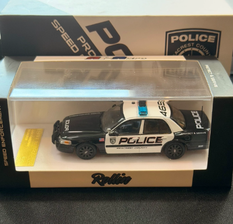 Rollin 1/64 Ford Crown Victoria Police Seacrest County 2025 APA VIP 499