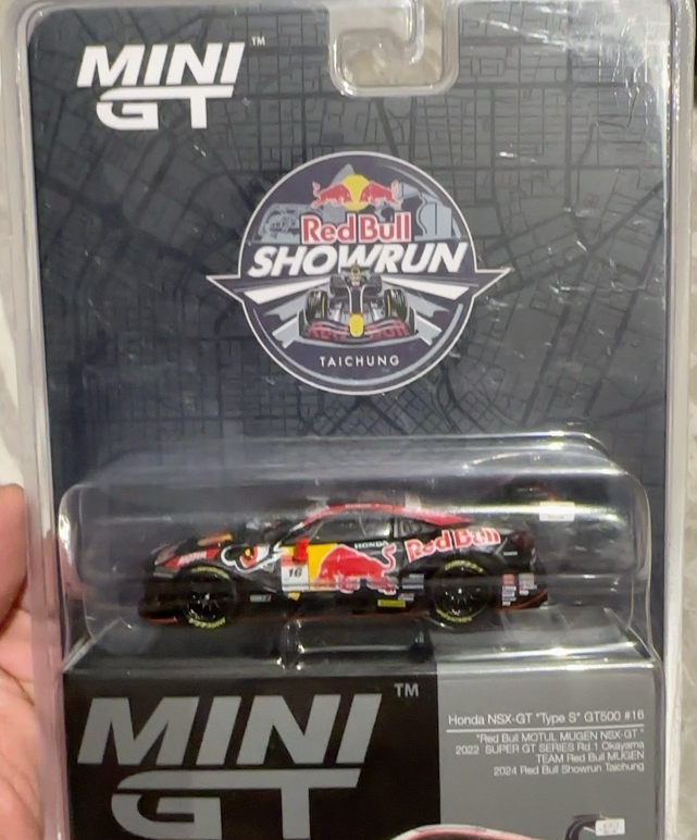 MINI GT 1/64 Honda NSX-GT Type S GT500 #16 Red Bull