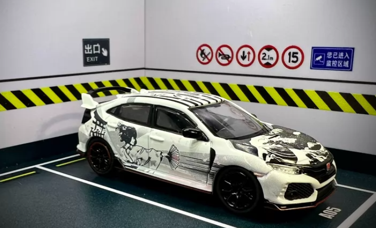 MINI GT 37 Honda Civic Type R ArtCar Manga 2018 Paris Auto Show