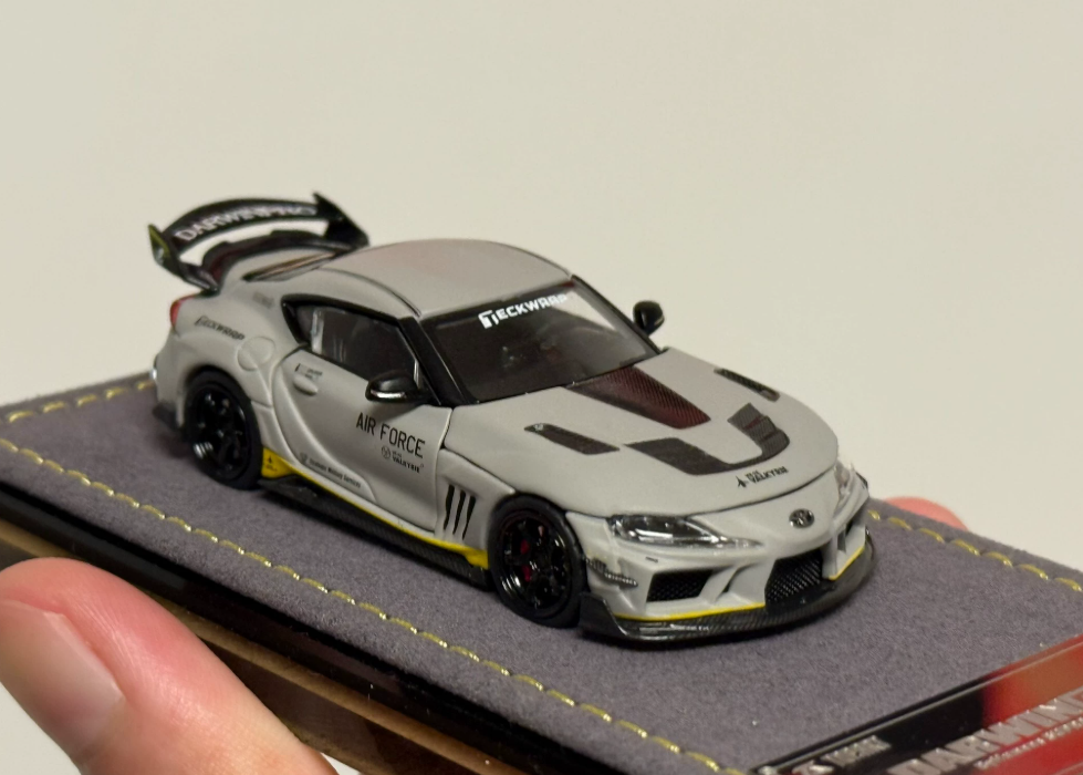 TOPART 1/64 Toyota Supra A90 DarwinPRO Grey Diecast Model
