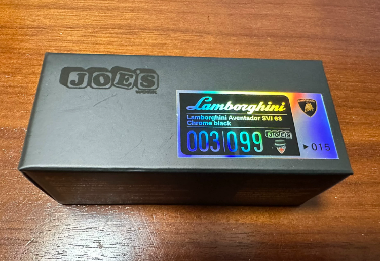 MINI GT JOES Lamborghini Aventador SVJ 63 Chrome Black Limited Edition 1/64
